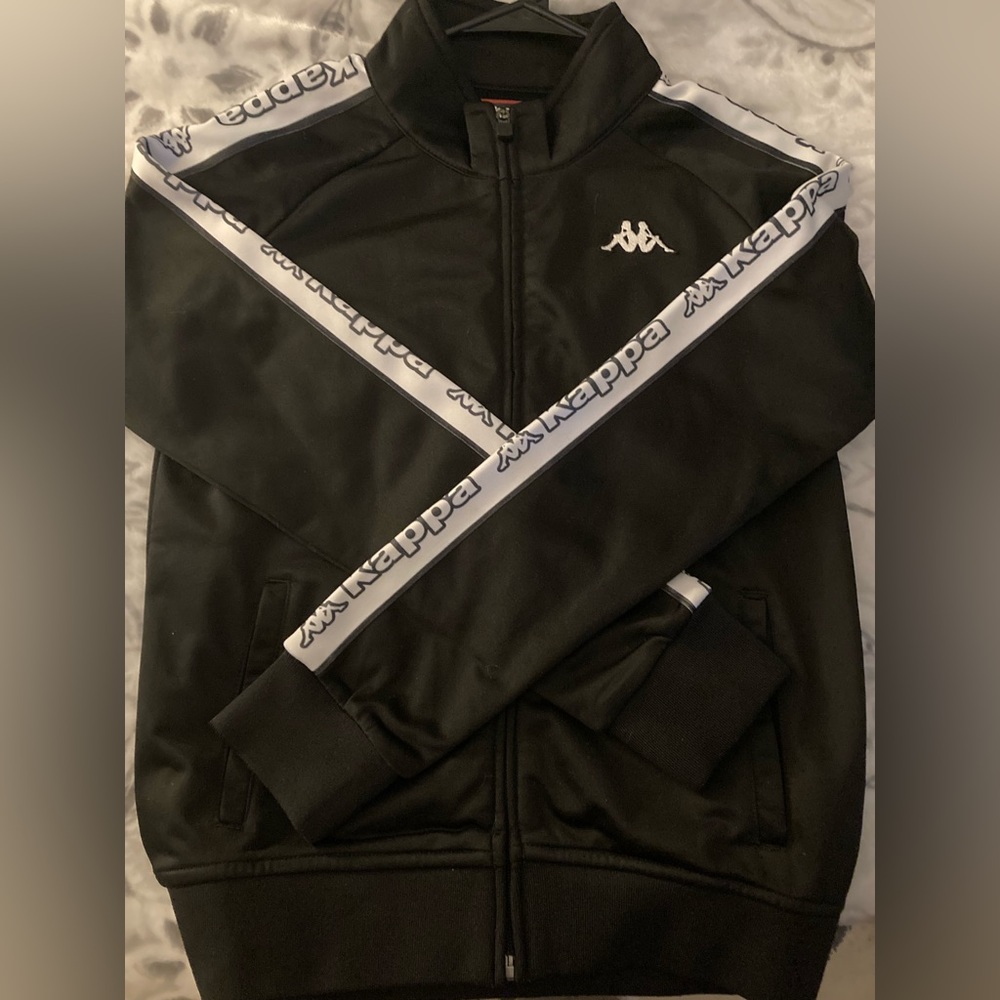 Black Kappa Zip Up (Youth Large)